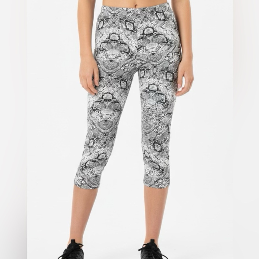 Ellos Black and White Patterned Leggings